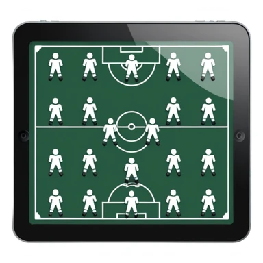 football playbook formation  eleven players sticker