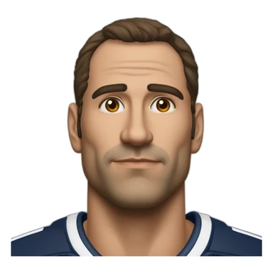 Korben Dallas mixed with chev chelios face sticker