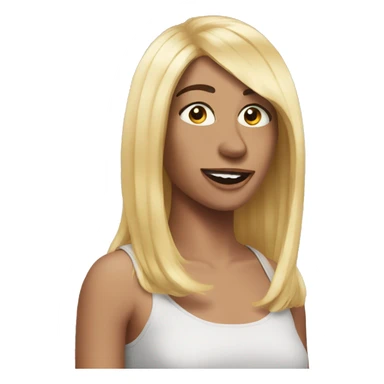 Taking my wig off sticker