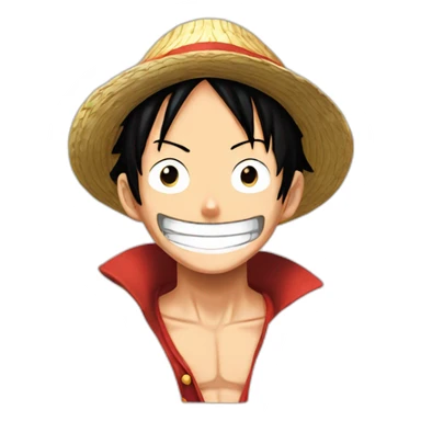 One Piece Luffy sticker