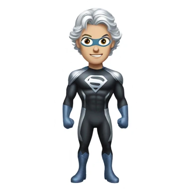 the superhero quicksilver from marvel comics sticker