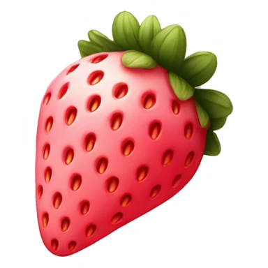 soft pink strawberry  sticker