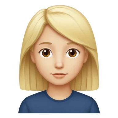 La même en + blond avec des cheveux un peu plus long  sticker