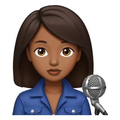 Case, R&B Singer with dark brown hair sticker