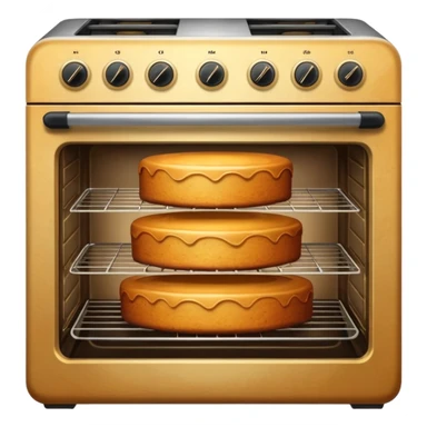 cake oven sticker