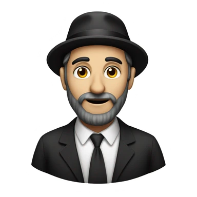 hasidicJewish man  sticker