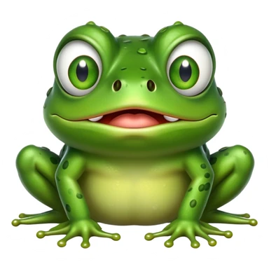 angry frog sticker