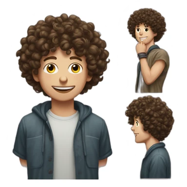 jack harlow con mucha barba sticker