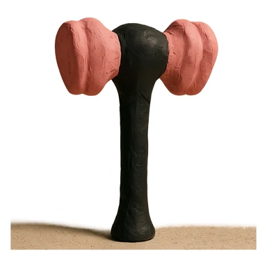 BLACKPINK-inspired gothic lightstick, no hearts, textured and bold, black and pink sticker