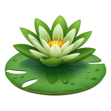Lily pad only sticker