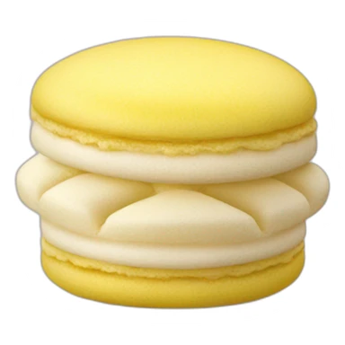 Macaroons yellow  sticker