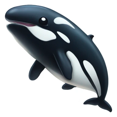cute killer whale sticker