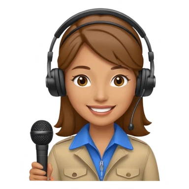 Tour Guide woman sticker