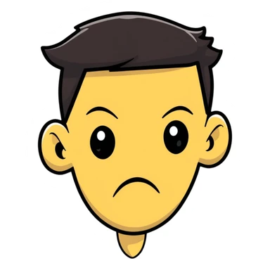face with a smirk and raised eyebrow, sarcastic vibe sticker