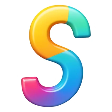 A colorful 3D emoji representing the number 3. Bold and playful design, smooth and glossy surface, slightly rounded edges. Bright and vibrant colors, resembling modern digital emojis sticker