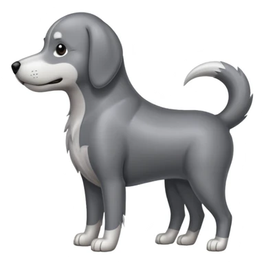 
dog's iron tail sticker