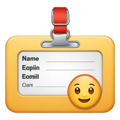 Only remove the word 'Name' from the name tag and keep everything else the exact same without any changes sticker