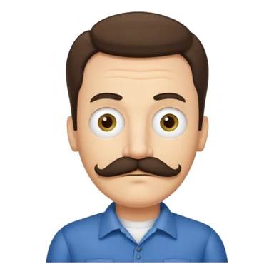Roger from American dad with a moustache sticker