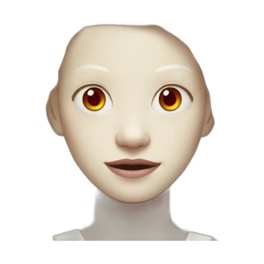 À albino Na’vi whit red eye from the movie avatar sticker