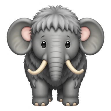 baby mammoth sticker