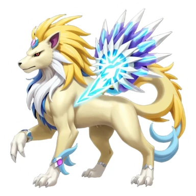 Entei-Raikou-Solgaleo-Suicune-Electrike-Manectric-fusion-creature (full body) sticker