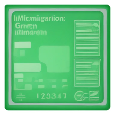 green card sticker