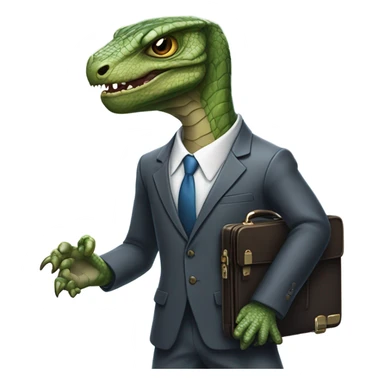 capitalist reptilian sticker