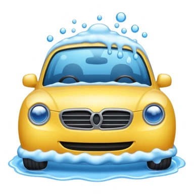 generate emoji for car wash icon sticker