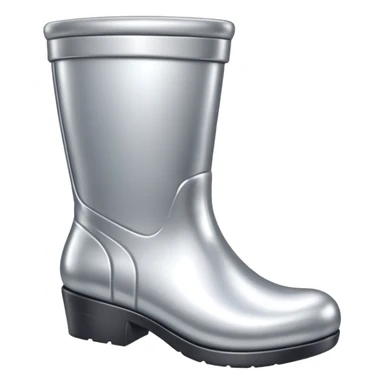 all silver toy boot sticker
