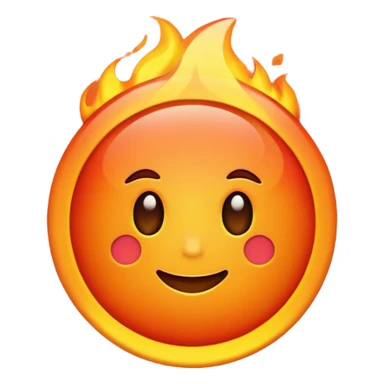 temperature in warm hues sticker