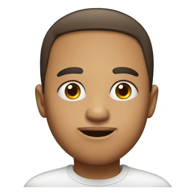 Side eye blushing sticker