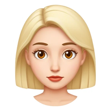 nonchalant female sticker