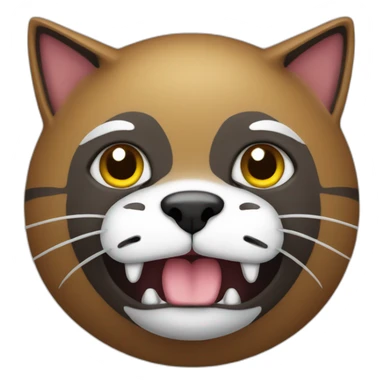 Kerberos with cat face sticker