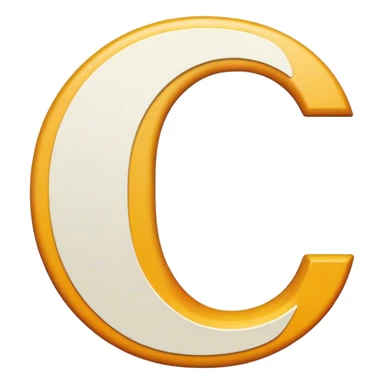Letter C with a no symbol over it sticker