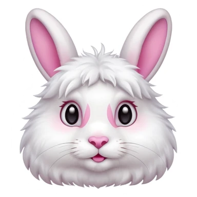 a cute and sweet rabbit sticker