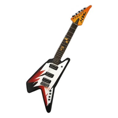 evh flying v sticker