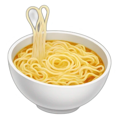 Broken ramen bowl sticker