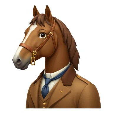 Gentleman Horse  sticker