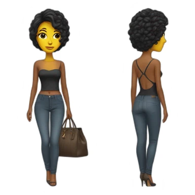 fashion victim sticker