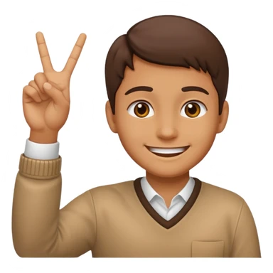 😌 and 🤏 combined  sticker