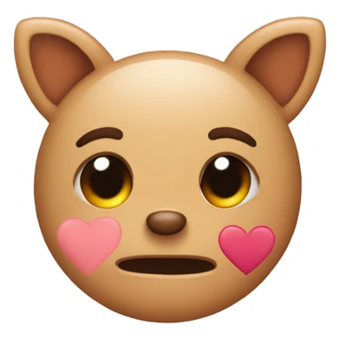 🙂‍↔️ with hearts around it  sticker