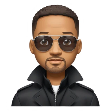 will smith neo character matrix sticker