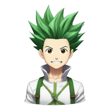 Gon from hunter x hunter with hisoka sticker