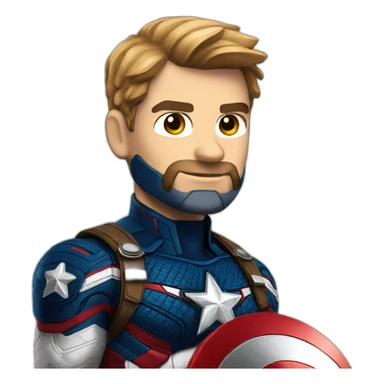 Capitán america sticker