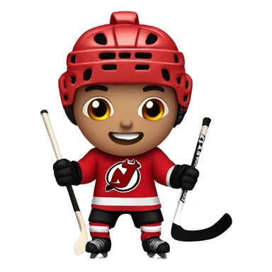 devils hockey player emoting sticker