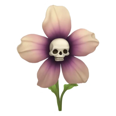 a pretty dead flower  sticker