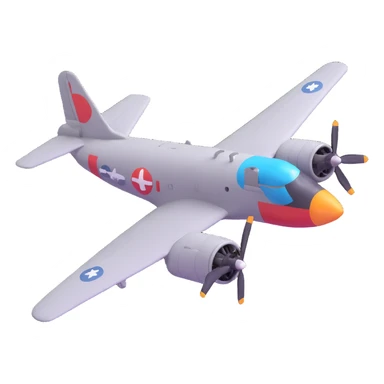 bomber airplane with bomb bay open sticker