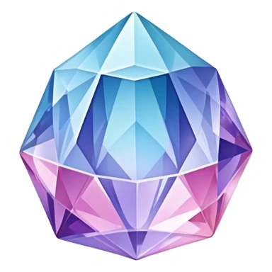 Pastel-blue-purple-pink crystal-gem sticker