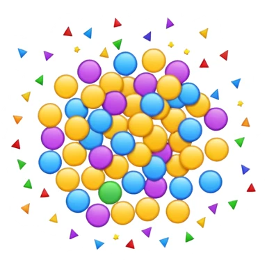 bravo emoji confetti sticker