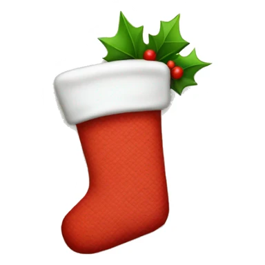 christmas stocking with letter J sticker